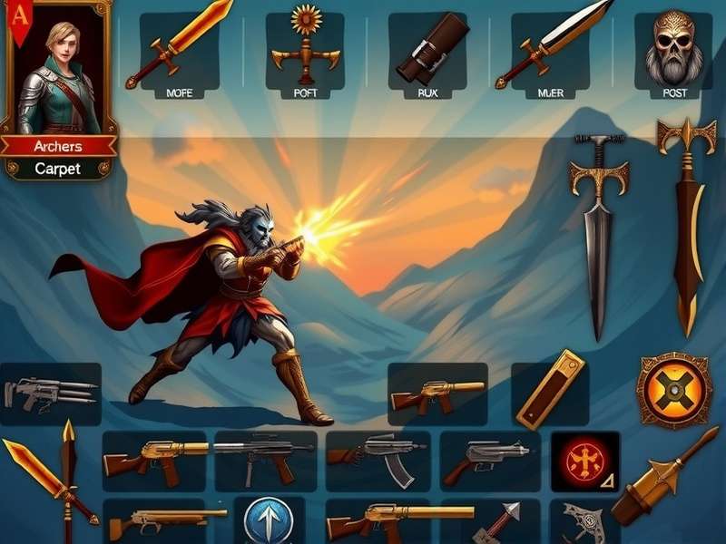 Archero Bold Odyssey character selection screen